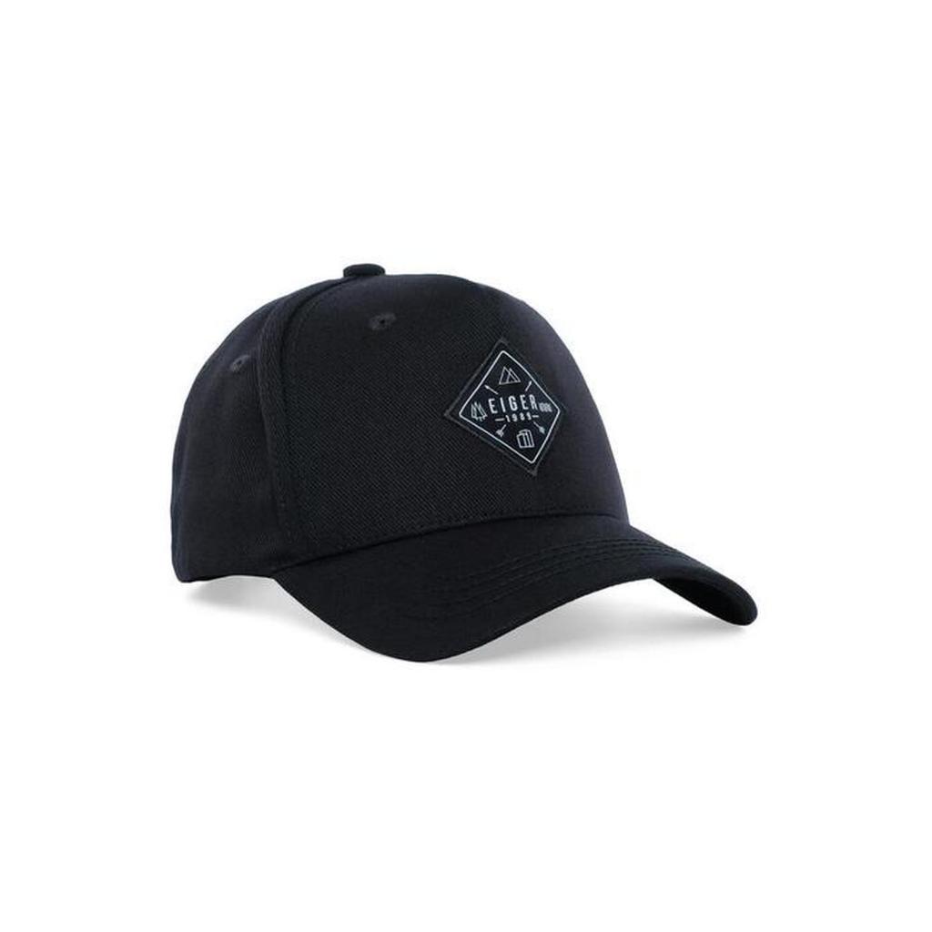Topi EIGER Baseball Pria Original LS 1.2 1F CAP Hitam Dengan Ventilasi Efektif untuk Kenyamanan Seha