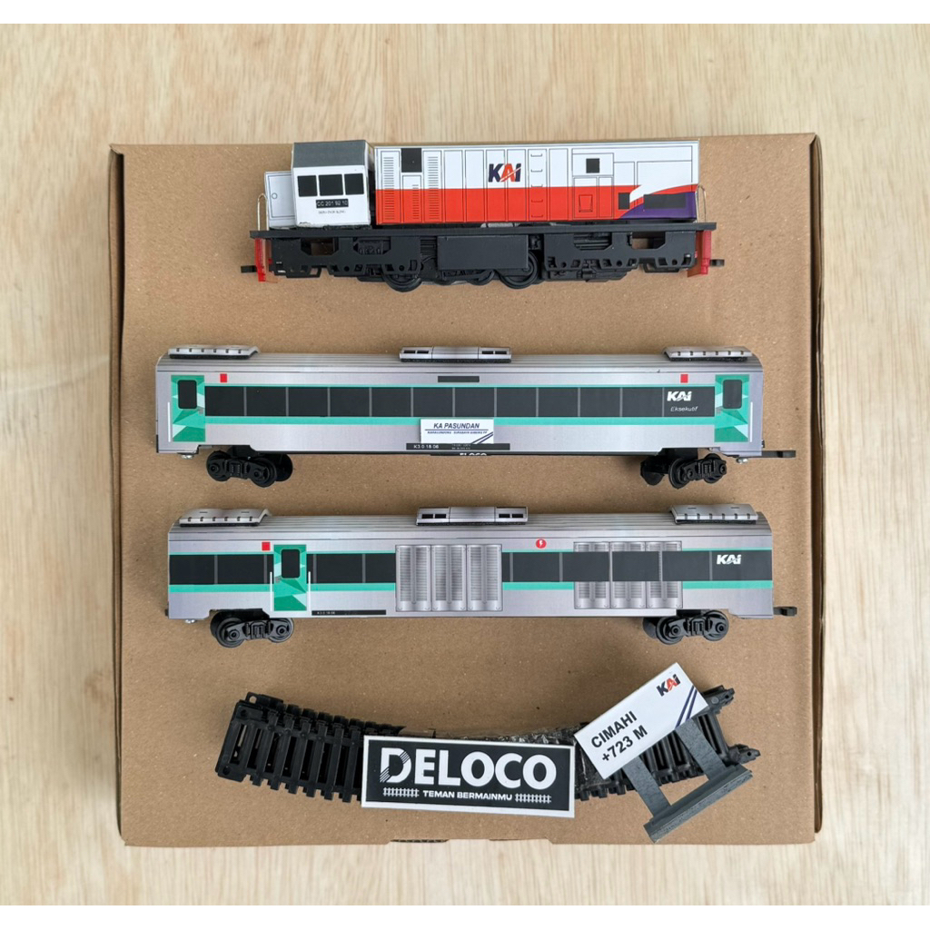 NEW - PAKET RANGKAIAN MURAH MAINAN KERETA API INDONESIA RC,KERETA API MAINAN REMOT CONTROL,LOKOMOTIF