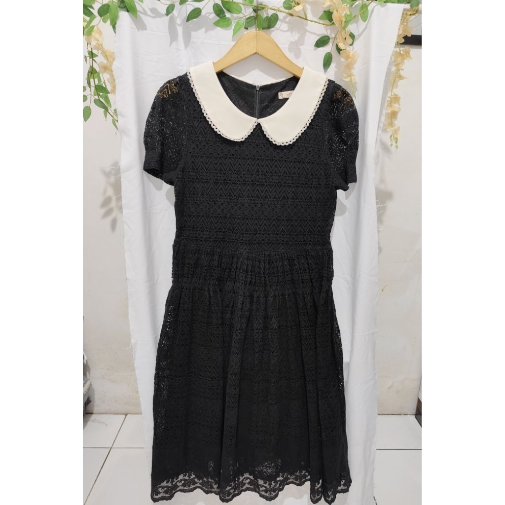 Midi dress brukat sailor (Prlvd)