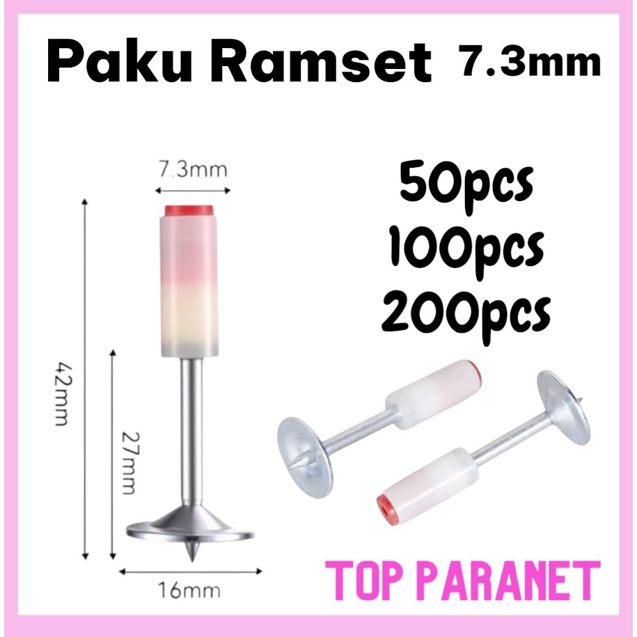 Paku Beton / Paku Ramset 7.3mm /Paku Stampset T500