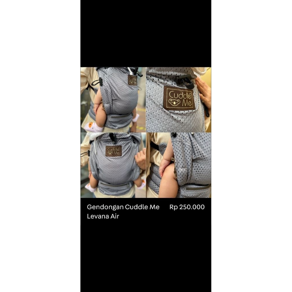 Gendongan CuddleMe Levana Air