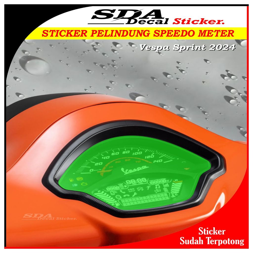 Stiker Pelindung Spido Vespa Sprint 150 S 2024 | Stiker antigores Vespa  Sprint 2024 | Stiker Pelind