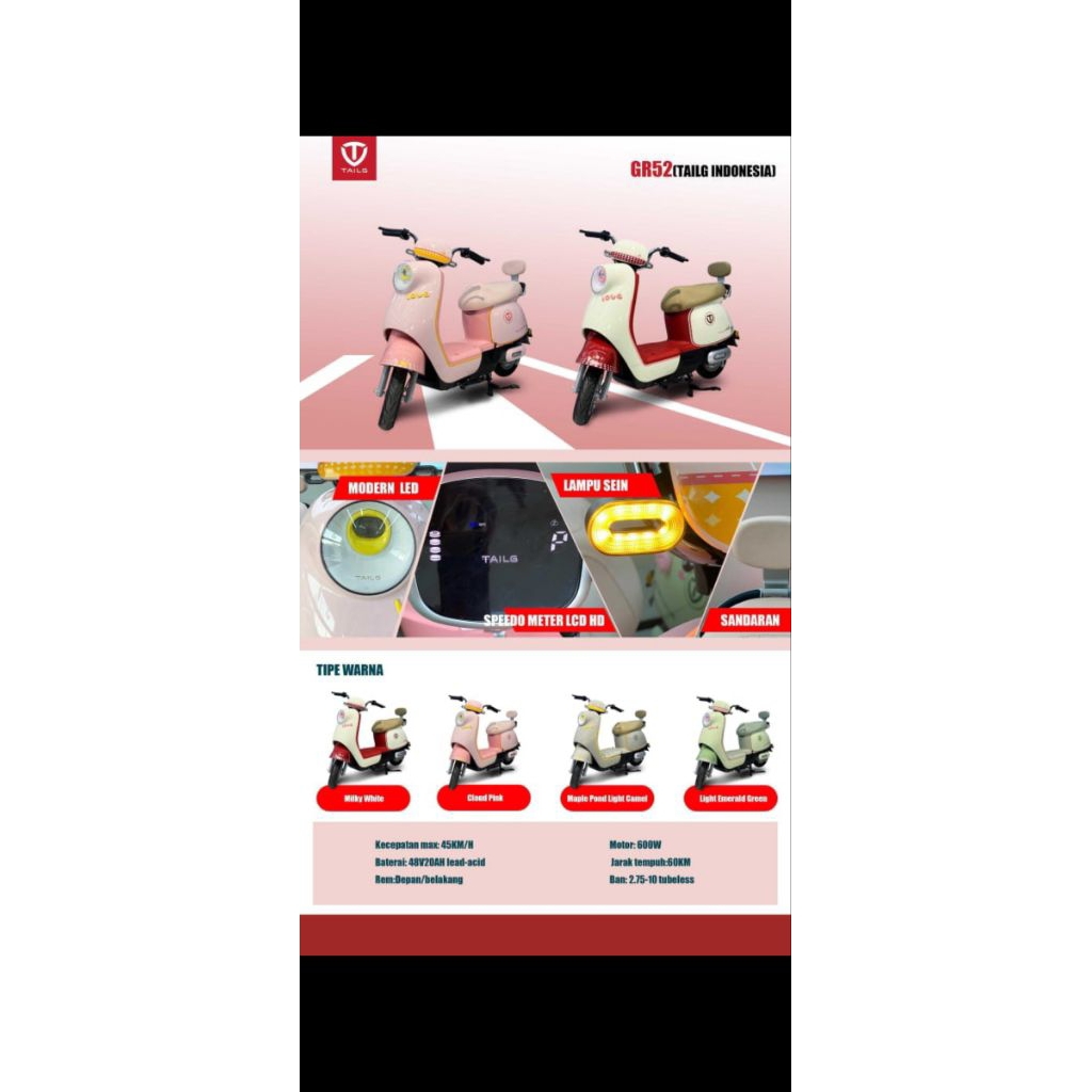 sepeda listrik bandung /sepeda listrik tailg