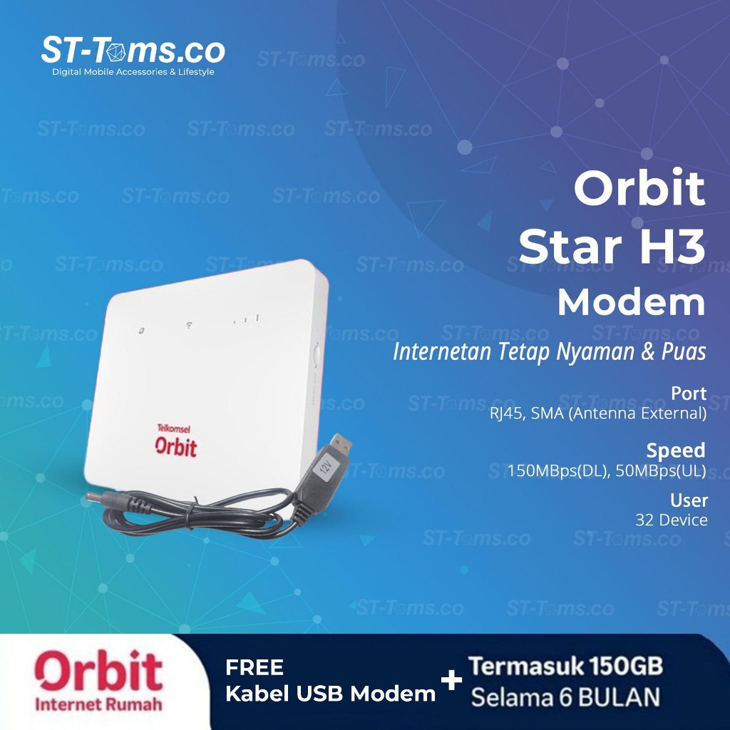 Huawei B313 Orbit Star H3 Telkomsel Orbit 2.4ghz LTE CAT 4 B 313