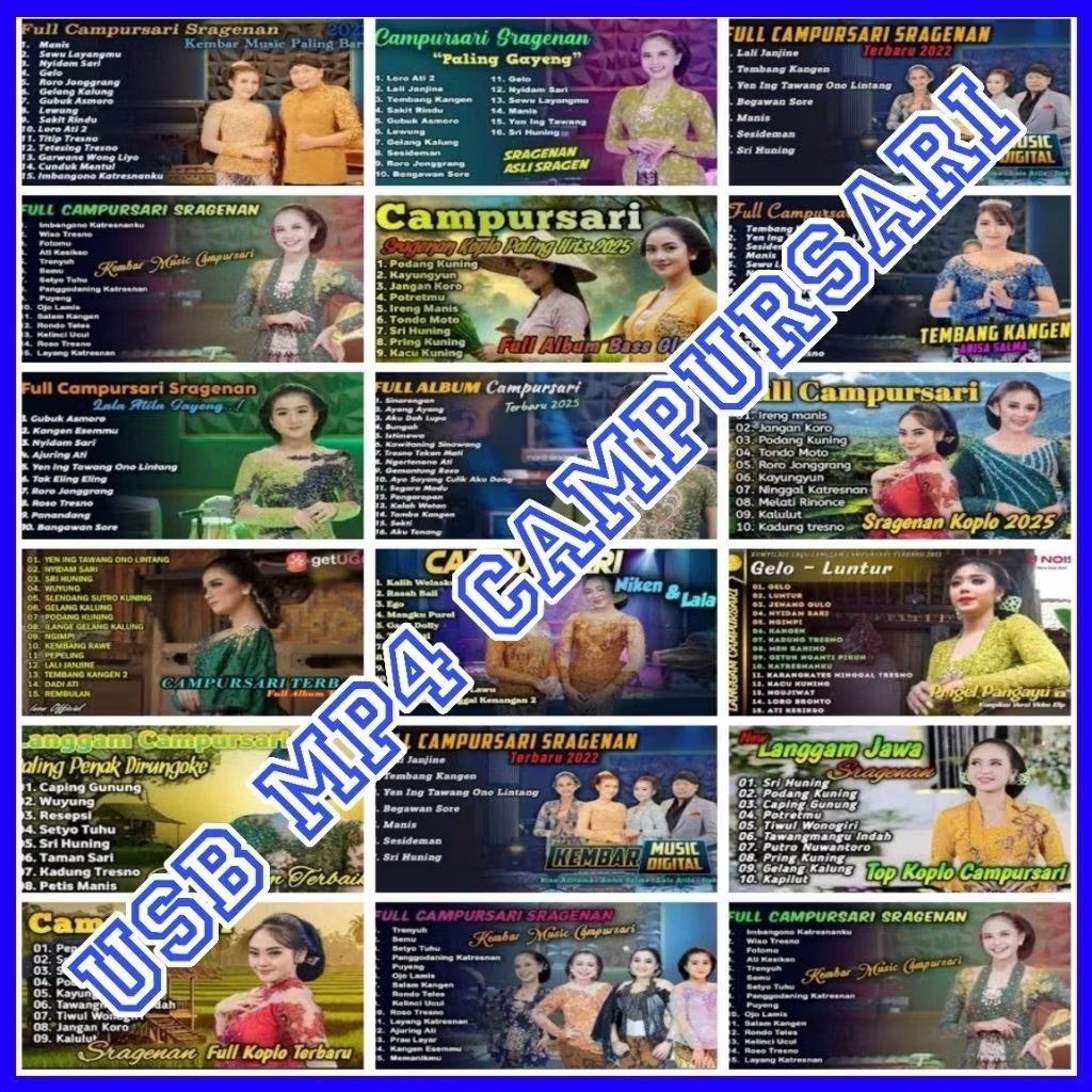 USB MOBIL MP4 VIDIO DAN LAGU CAMPURSARI TERBARU - USB MOBIL MP4 VIDIO MUSIK LAGU DANGDUT CAMPURSARI