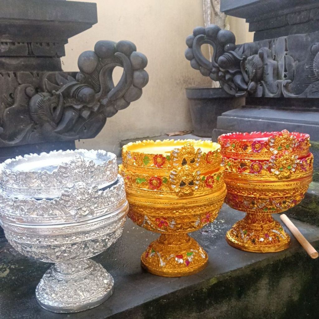 dulang fiber  susun 2 motif dewi