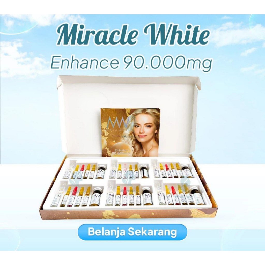 PERFECTION VI MIRACLE WHITE ENHANCE GOLD 90.OOmg 28 Ampoules