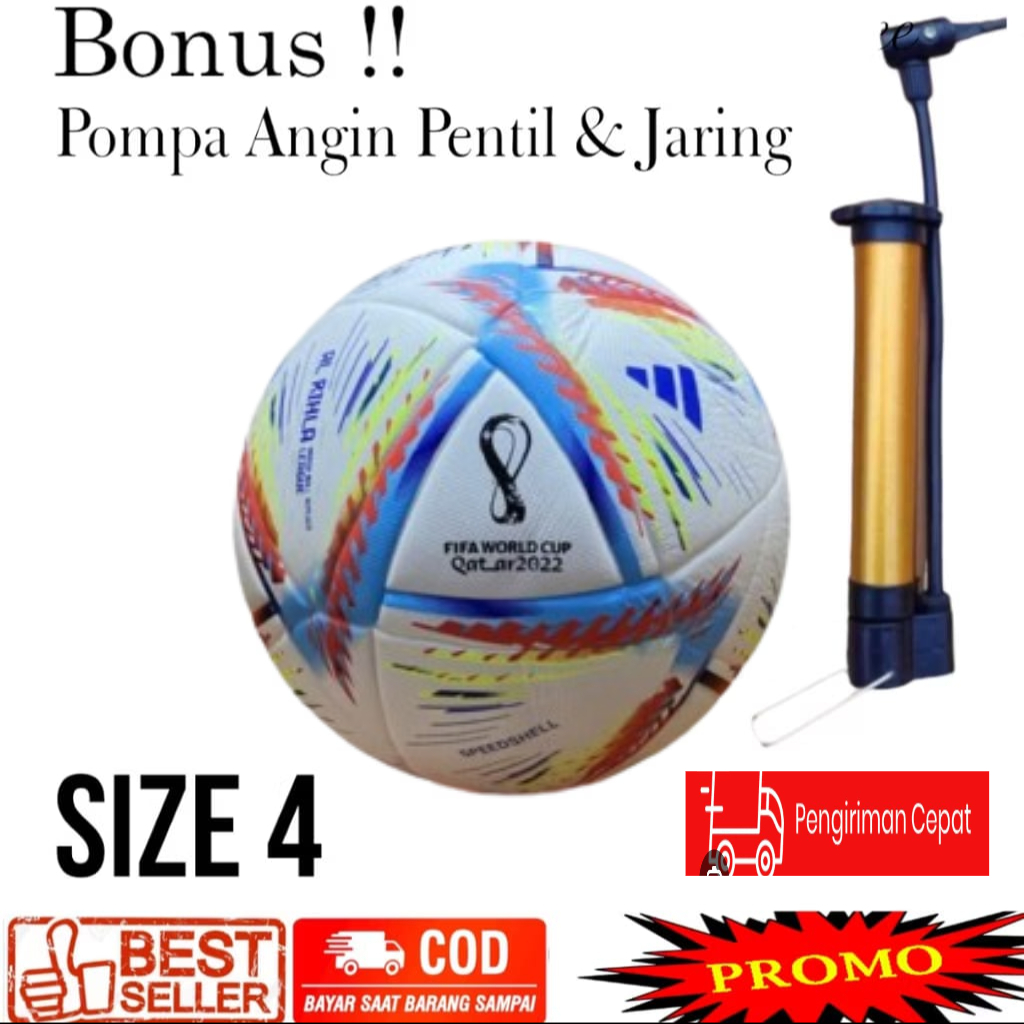 Bola Sepak Size 4 Bola Kaki Size 4 Bola Sepak Anak Bola Kaki Anak Bonus Pompa