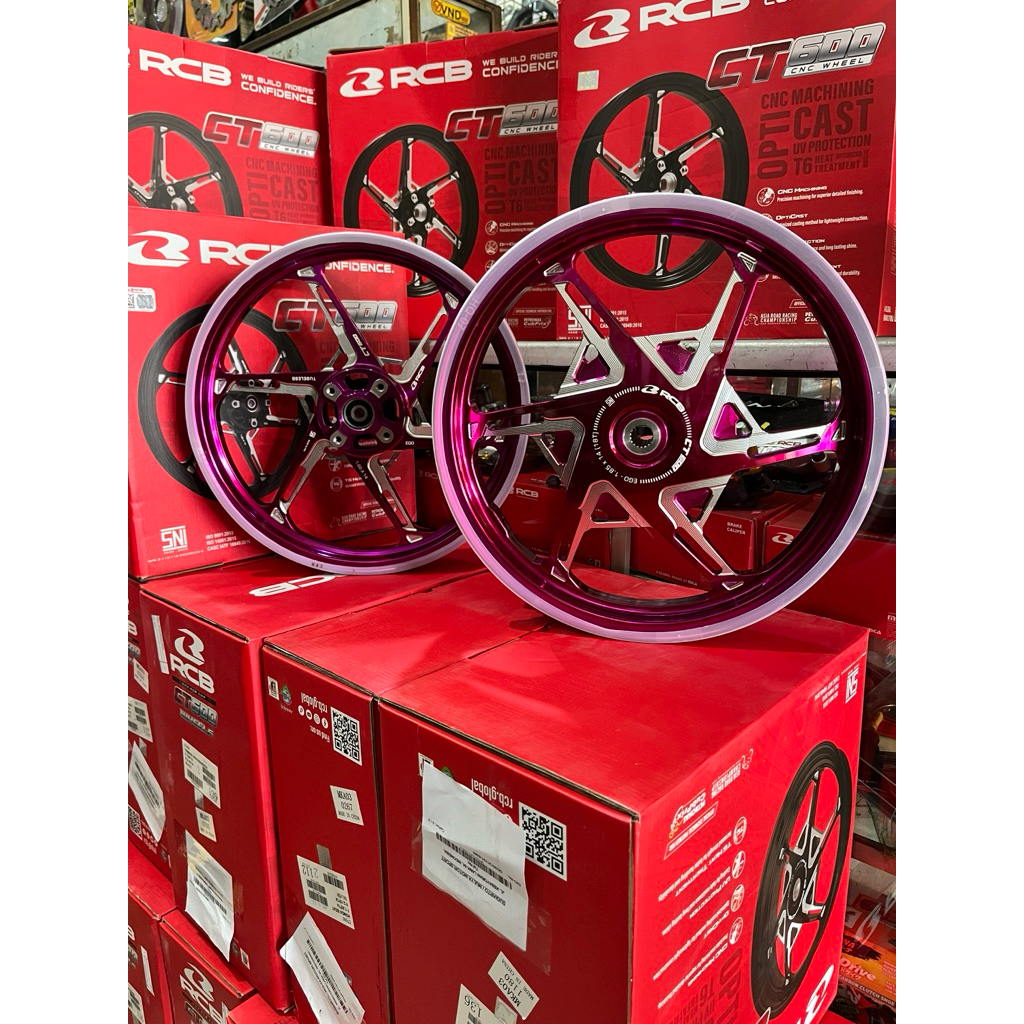 VELG CNC RCB CT600 MIO SPORTY SMILE FINO KARBU MIO SOUL