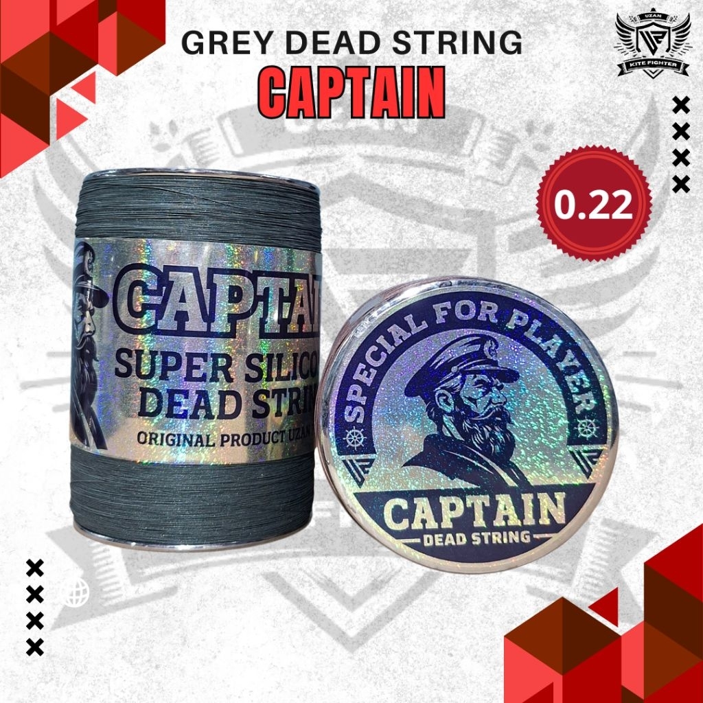 Gelasan CAPTAIN 6000yard Bahan Abu Klos Stainlees