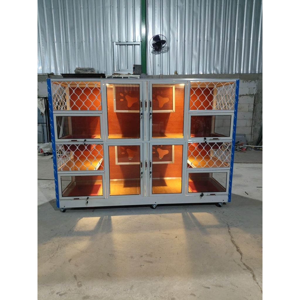 kandang kucing aluminium/kandang aluminium