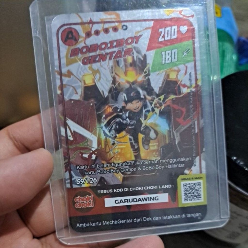 BOBOIBOY GENTAR A kartu
