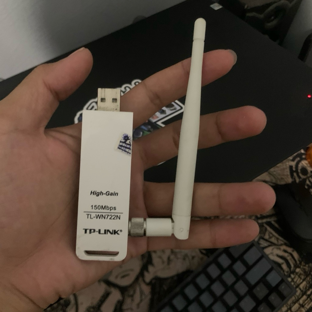 Wireless Adaptor TP-Link TL-WN722N V1 Chipset Atheros Ar9271 For Kali Linux