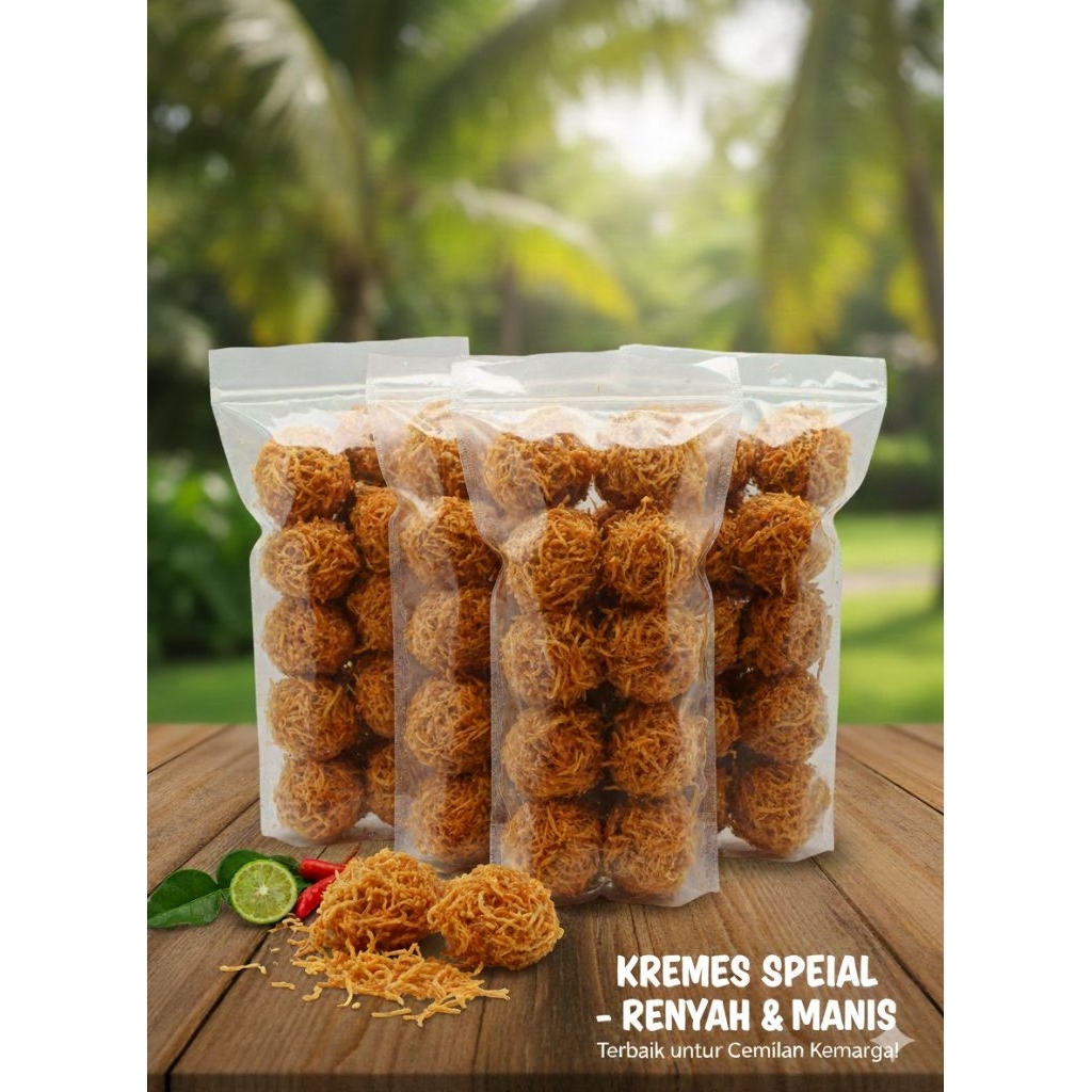 kremes ubi renyah dan manis