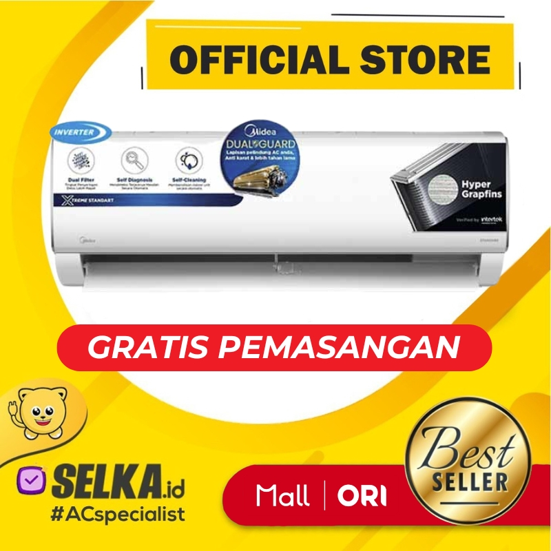 AC MIDEA MSIAF-12CRDN2 AC SPLIT 1,5 PK INVERTER