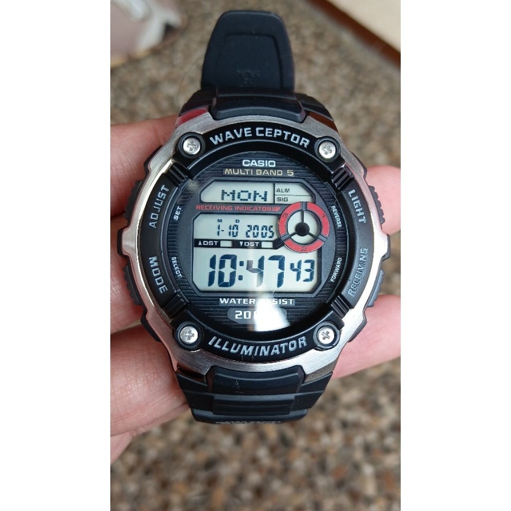 Casio Wave Ceptor WV-M200 Second/Bekas/Preloved