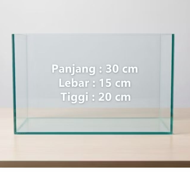 aquarium kaca uk 30x15x20