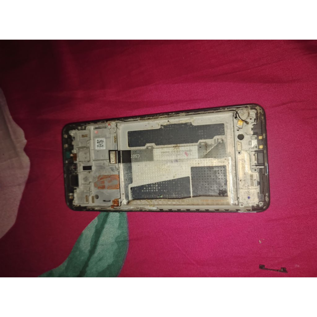 rangka+back dor/cover belakang hp poco x3 nfc bekas/second bagus