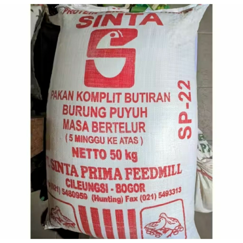 SP22 SINTA PAKAN PUR PUYUH PETELUR