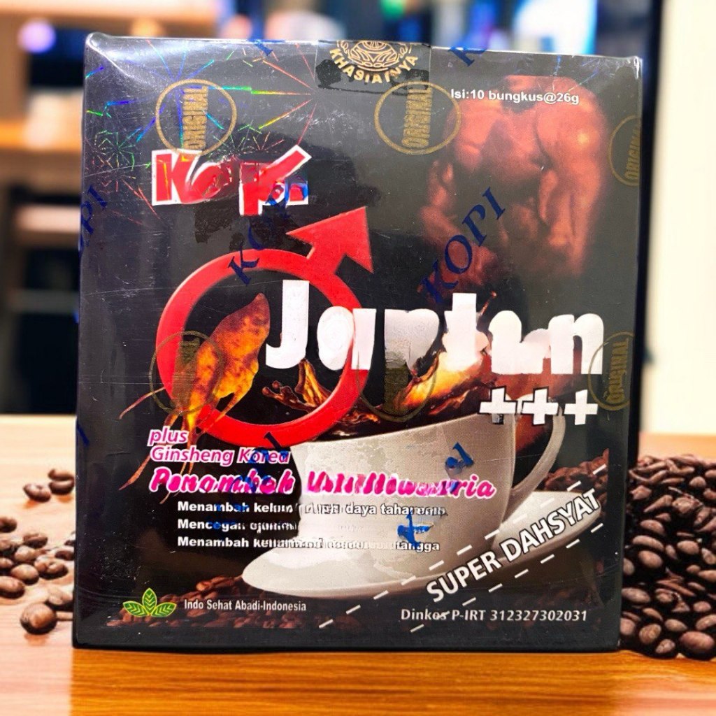 Kopi Stamina Pria Tahan Lama V-Max G-Max | Kopi Herbal Penambah Vitalitas (1 Box isi 10 Sachet)