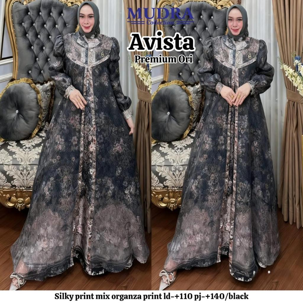 Pakaian Wanita AVISTA DRESS Trend FASHION HQ From MuDRa