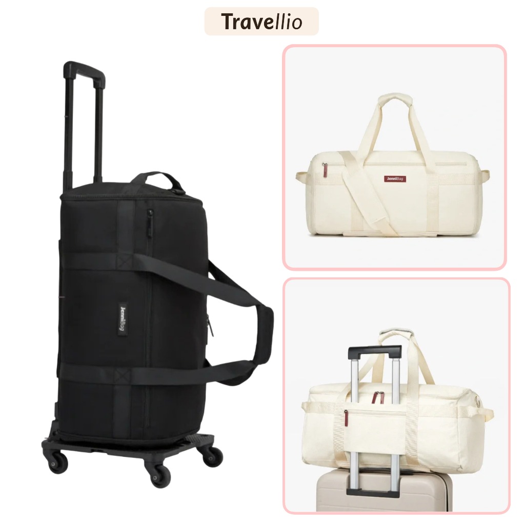 Travellio Fold Bag Tas Lipat Travel Fold Bag Double Layer Ringan Mudah Dibawa