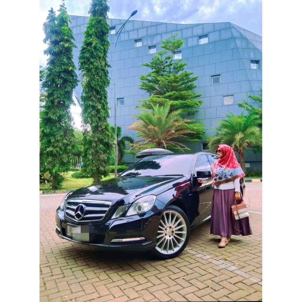 Hijab segi empat Pink motif