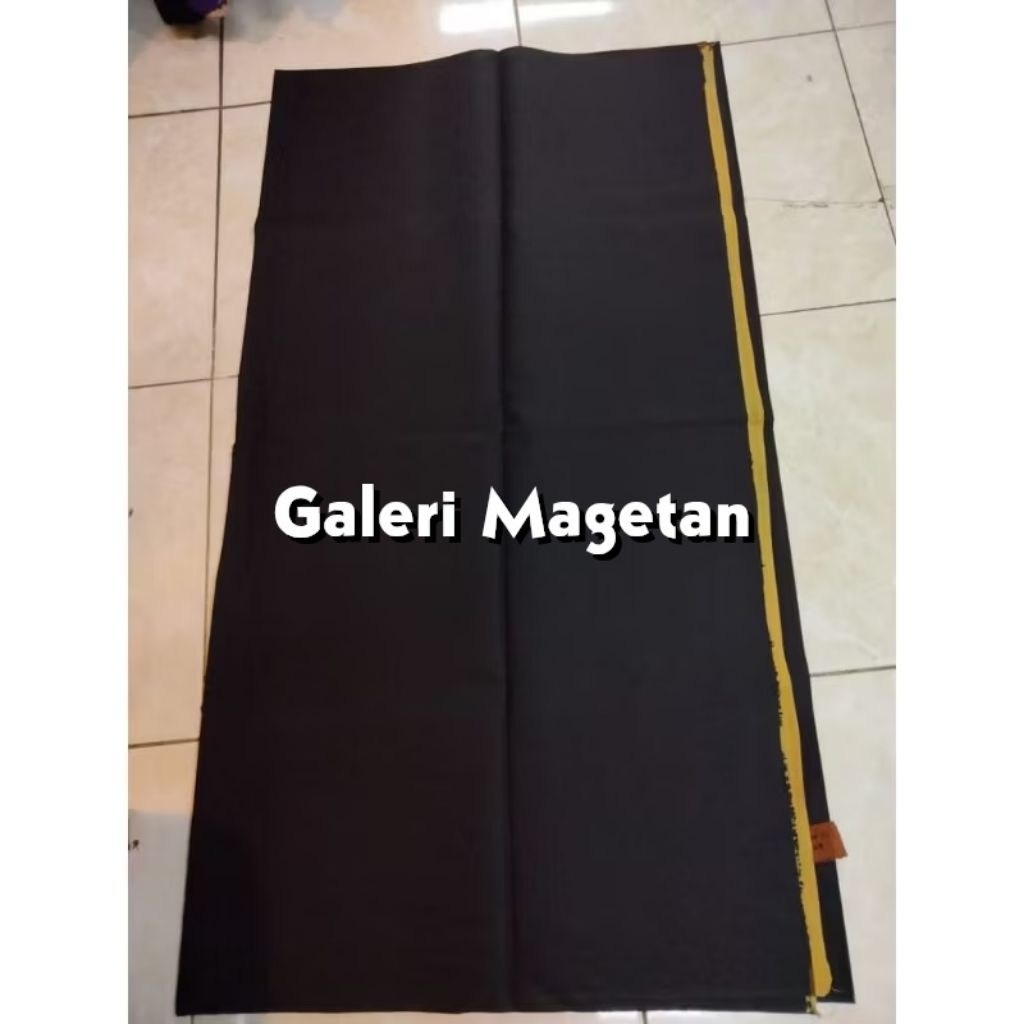 Kain Jarik Hitam Polos 240 x110 kode jm358