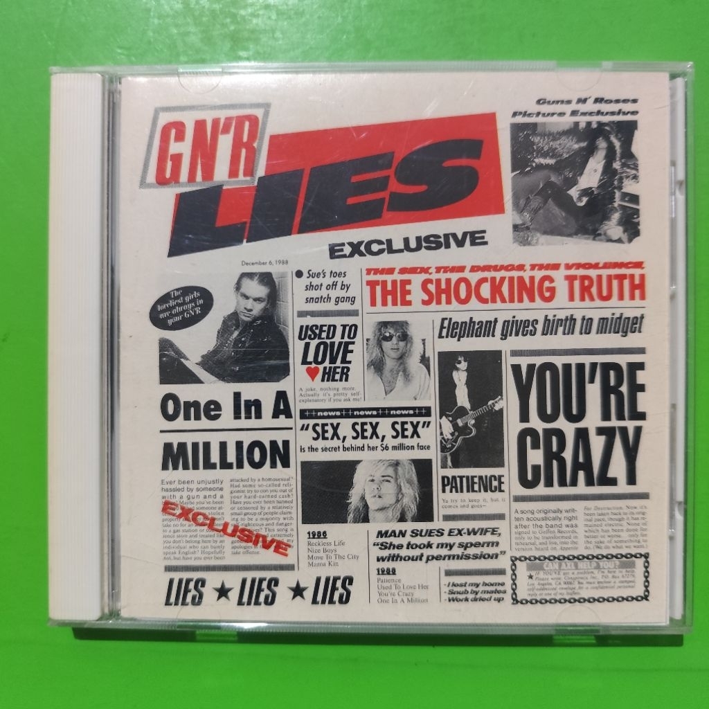 CD Import GUNS N' ROSES Lies