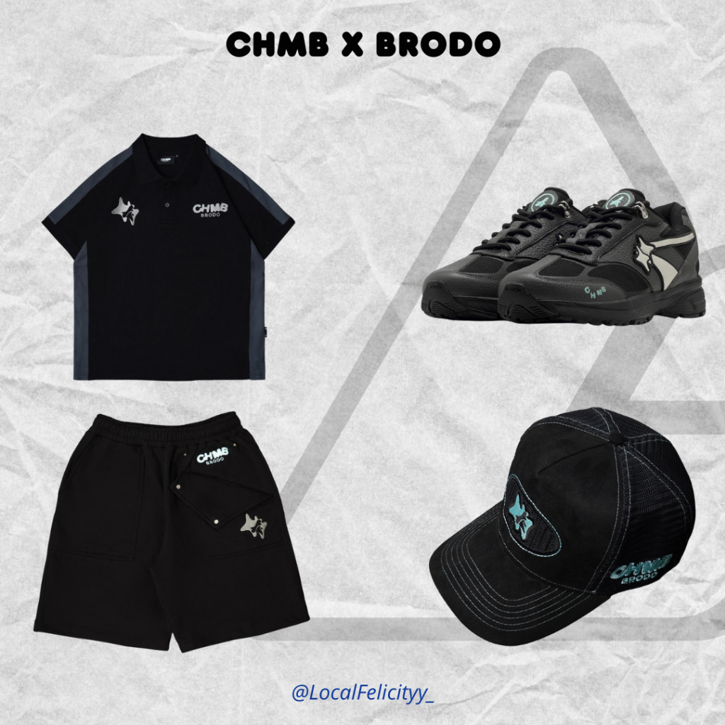 [100% ORI NO KW] Sepatu Brodo x Chambredelavain - Ace de la Vain // Polo Chambre de Brodo - Bro Blac