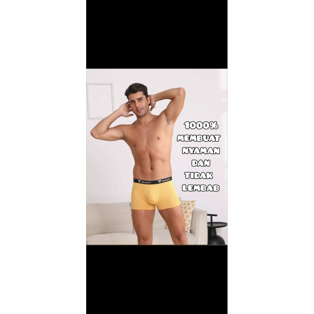 BOXER / CELANA DALAM LEMBUT TIPIS ANTI BAKTERI