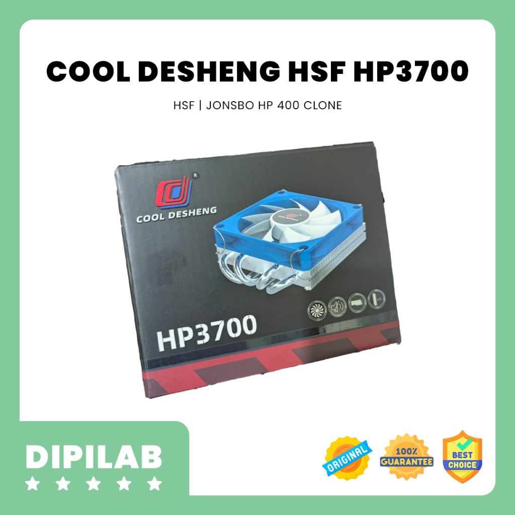 CPU Fan Cooling / HSF Cooler HSF HP 3700 | JONSBO HP 400 CLONE | MIRIP JONSBO HP400 | HP400 HP-400 |