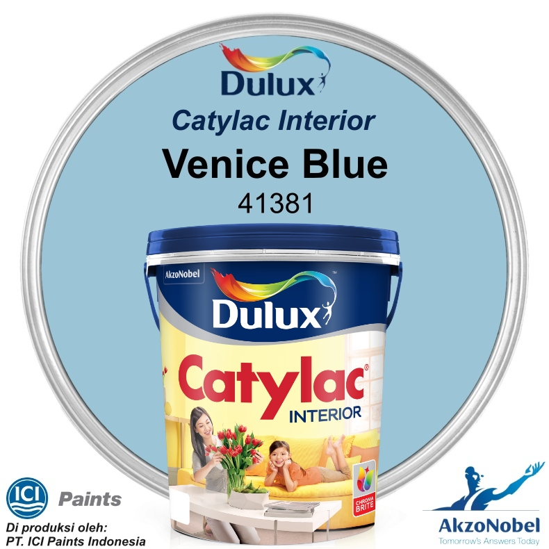 CAT DULUX CATYLAC INTERIOR (Tinting) 5 KG - VENICE BLUE 41381
