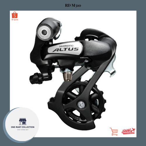 RD Shimano Original Altus M310 Medium Cage 8 Speed 9 Speed 8 9 Speed