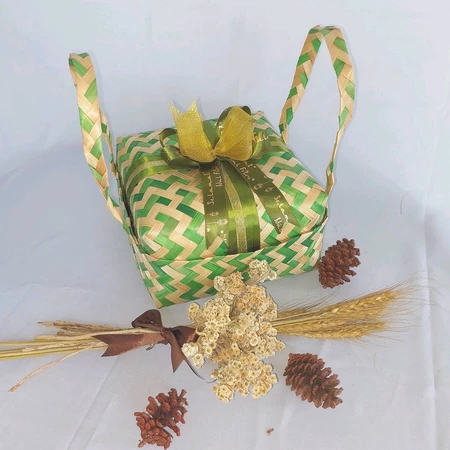 Besek Hampres Cantik Unik Besek Jinjing Souvenir Anyaman Bambu Tradisional