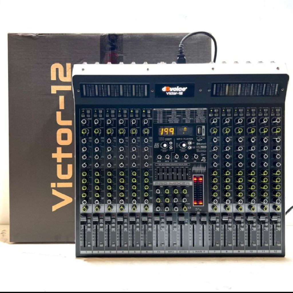 Mixer audio dBvoice Victor 12 original 12channel bluetooth 199dsp | MELODY CLASSIC
