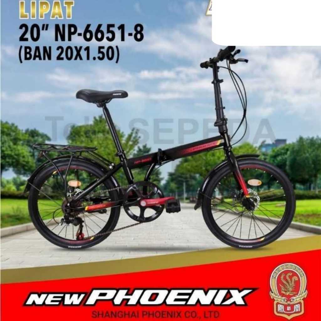 Sepeda Lipat New Phoenix 20" Np-6651 New