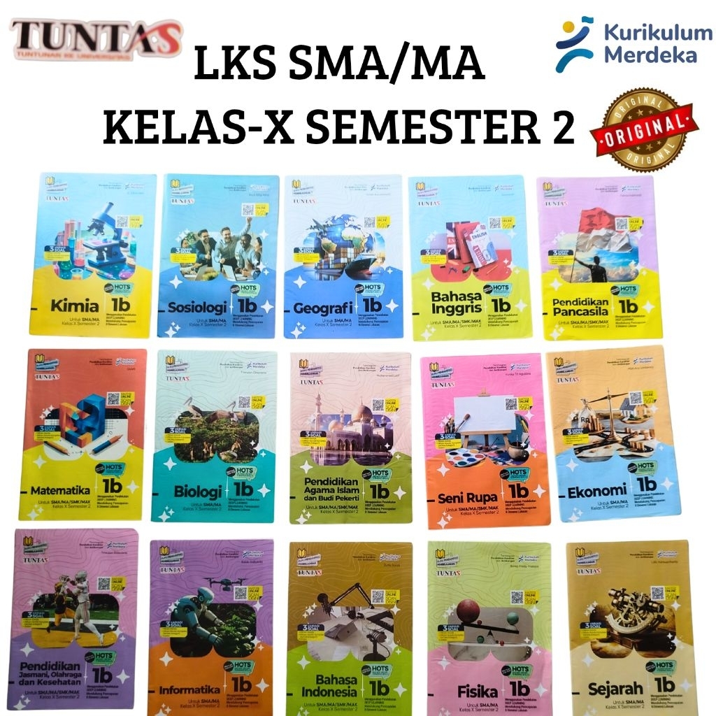LKS TUNTAS SMA KELAS  10 KURIKULUM MERDEKA SEMESTER 2