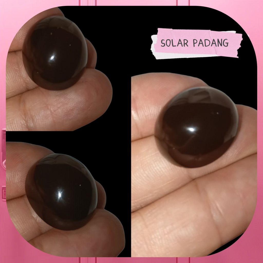 Batu cincin akik solar Padang jumbo asli natural