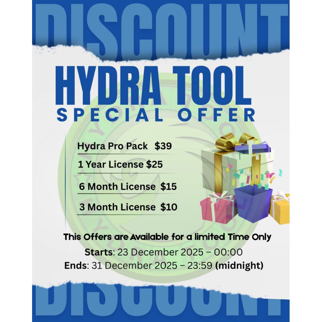 Hydra Tool Pro Pack Activation - Dongle LifeTime