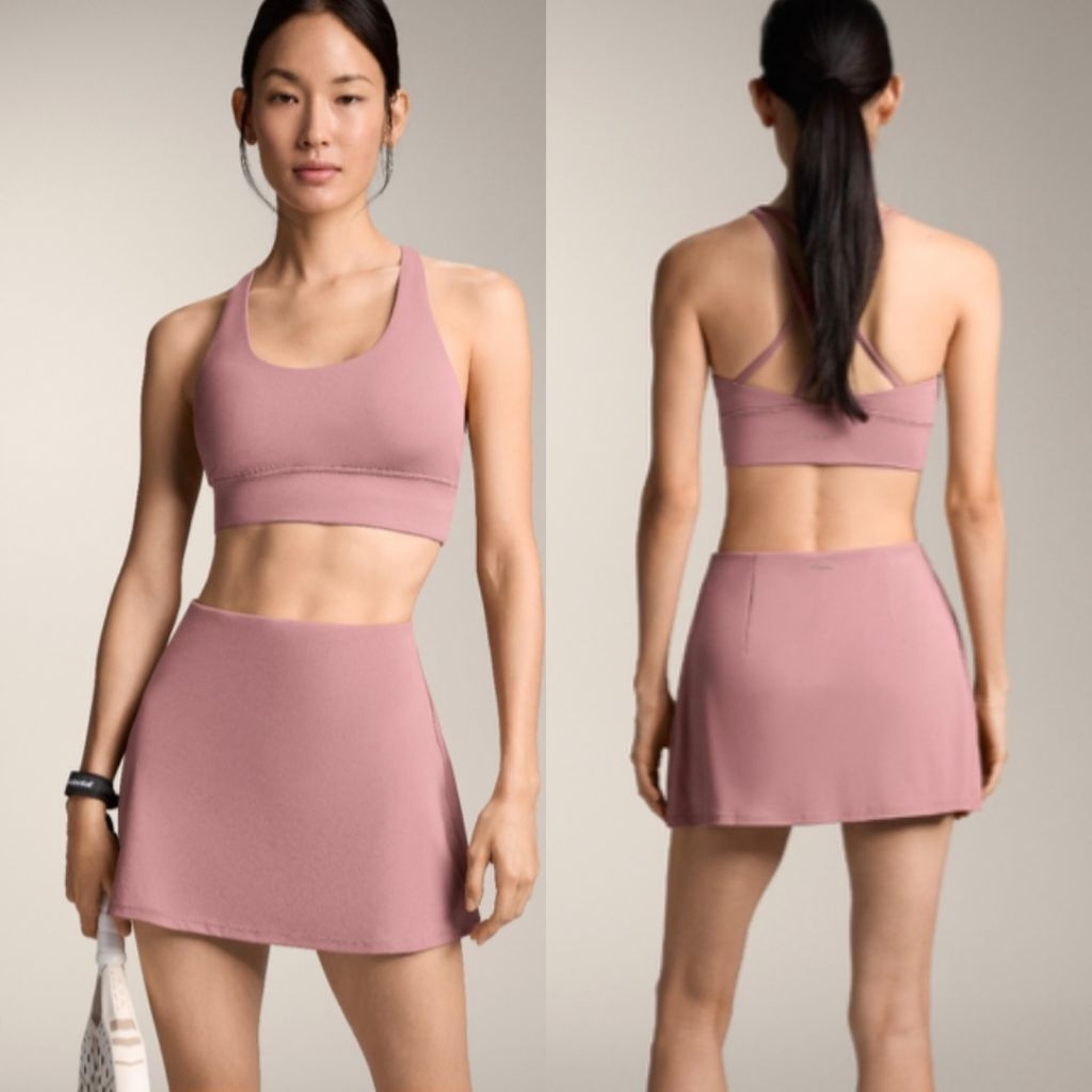 OYSHO SKORT MINI COMFORTLUX PINK BARU ASLI ORIGINAL
