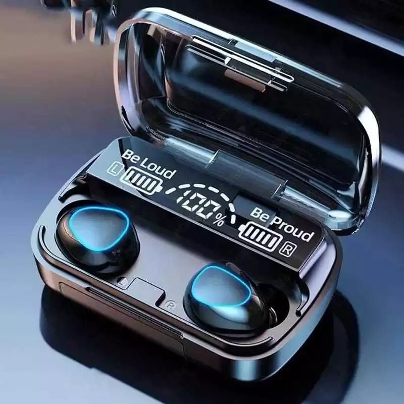 M10 HEADSET BLUETOOTH WIRELESS TWS + POWERBANK