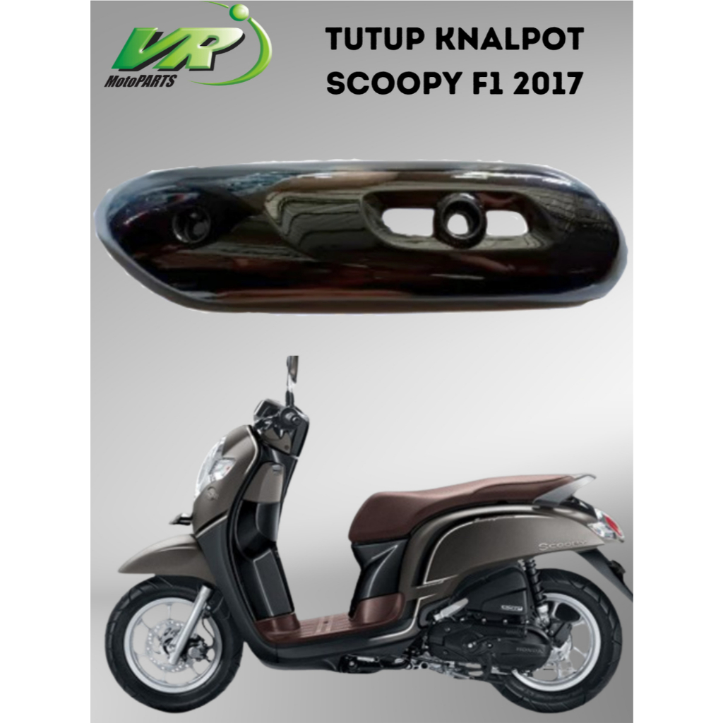 02-B48-342-40AA Tutup Knalpot Scoopy Fi 2017