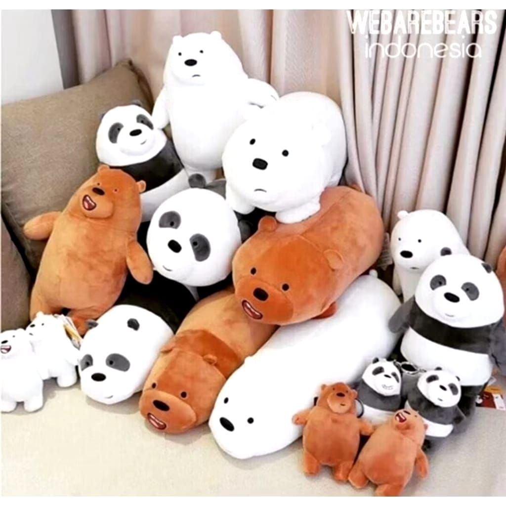 BONEKA we bear/ ICE BEAR/Miniso ear bear lucu