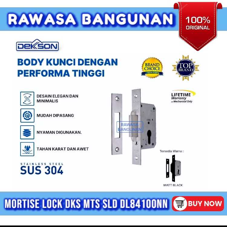 Mortise Lock Sliding  MTS SLD DL 84100 SSS