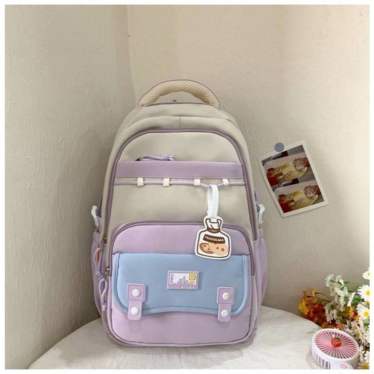 Tas ransel sekolah wanita tas fashionble tas kekinian terbaru tas model lucu tas sekolah sd smp sma 