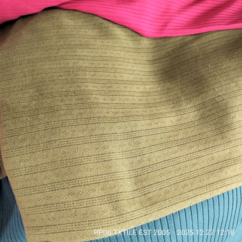 HARGA/0,5 M | KAIN POINTELLE | BAHAN KNIT SALUR | BAHAN KNIT HORNETS PREMIUM | KAIN KAOS CABUT JARUM