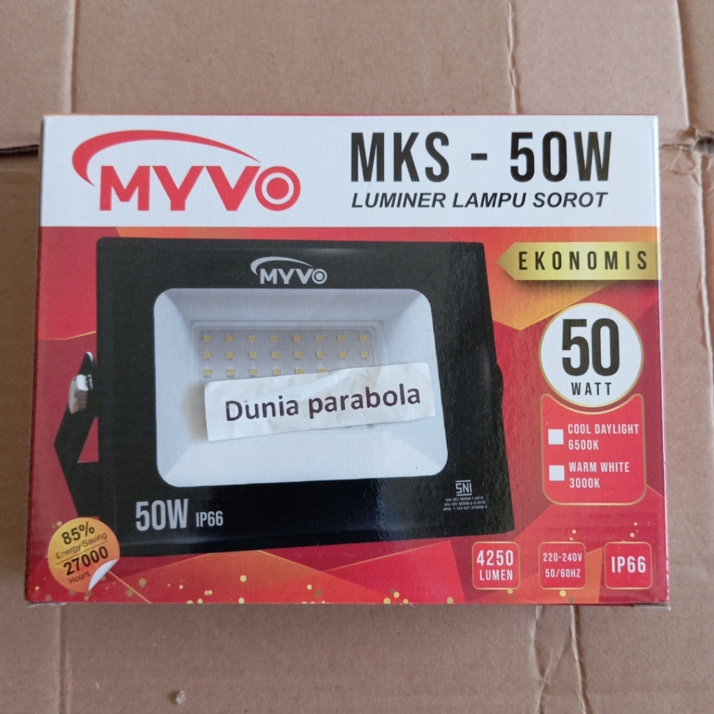 MYVO LUMINER LAMPU SOROT LED 50W IP66