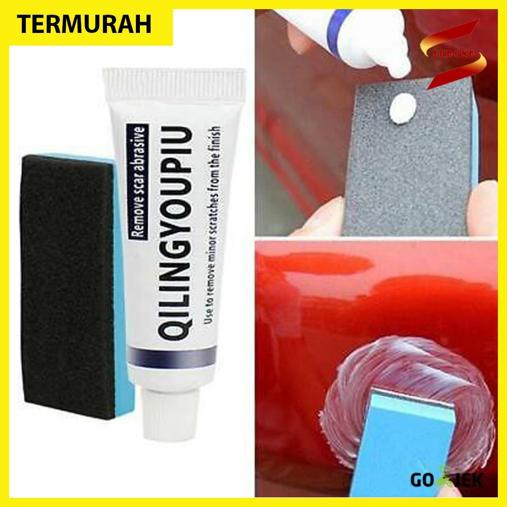 Body Compound Poles Mobil Clear Kit Penghilang Lecet/Baret Mobil