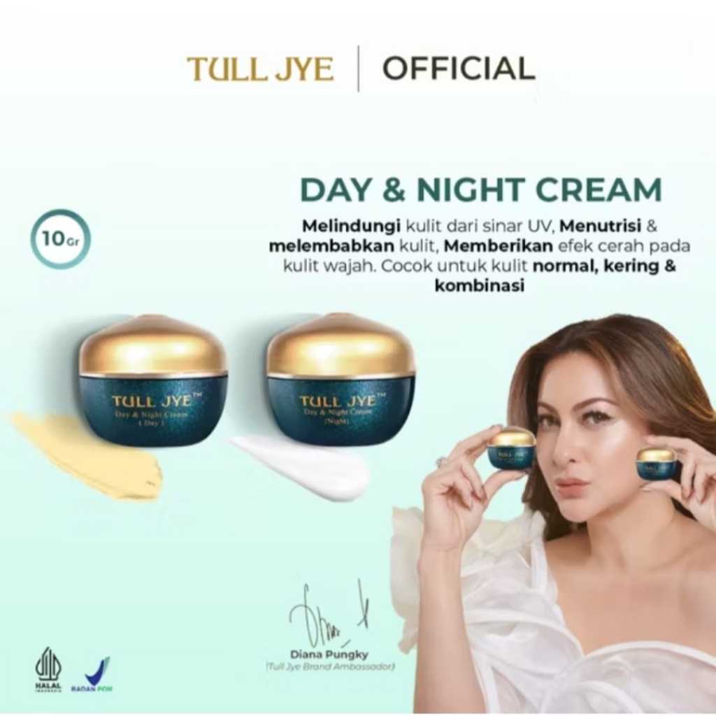 Tull Jye Day & Night Cream Set Hijau / Tull Jye Cream Set  Hijau